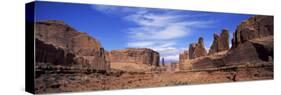 Park Avenue, Arches National Park, Moab, Utah, United States of America (U.S.A.), North America-Lee Frost-Stretched Canvas