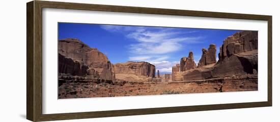 Park Avenue, Arches National Park, Moab, Utah, United States of America (U.S.A.), North America-Lee Frost-Framed Photographic Print