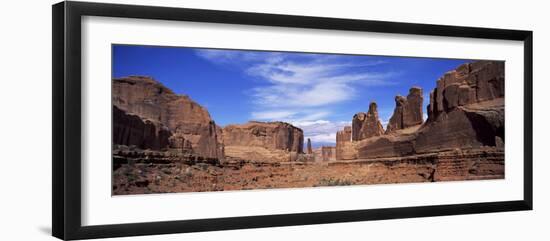 Park Avenue, Arches National Park, Moab, Utah, United States of America (U.S.A.), North America-Lee Frost-Framed Photographic Print