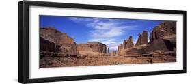 Park Avenue, Arches National Park, Moab, Utah, United States of America (U.S.A.), North America-Lee Frost-Framed Photographic Print