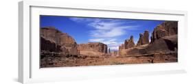 Park Avenue, Arches National Park, Moab, Utah, United States of America (U.S.A.), North America-Lee Frost-Framed Photographic Print