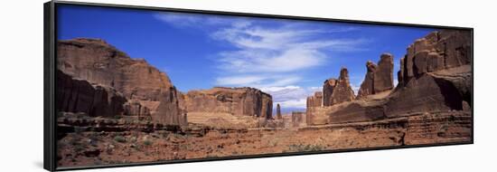 Park Avenue, Arches National Park, Moab, Utah, United States of America (U.S.A.), North America-Lee Frost-Framed Photographic Print