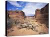 Park Avenue, Arches National Park, Moab, Utah, USA-Lee Frost-Stretched Canvas