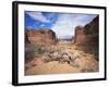 Park Avenue, Arches National Park, Moab, Utah, USA-Lee Frost-Framed Photographic Print