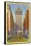 Park Avenue, New York Central Building, New York City-null-Framed Stretched Canvas