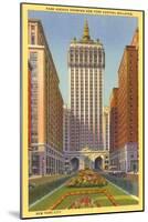 Park Avenue, New York Central Building, New York City-null-Mounted Art Print