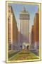 Park Avenue, New York Central Building, New York City-null-Mounted Art Print