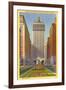 Park Avenue, New York Central Building, New York City-null-Framed Art Print