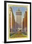 Park Avenue, New York Central Building, New York City-null-Framed Art Print