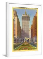 Park Avenue, New York Central Building, New York City-null-Framed Art Print