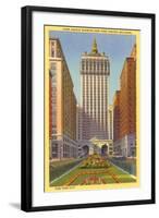 Park Avenue, New York Central Building, New York City-null-Framed Art Print