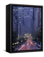 Park Avenue, New York City, NY, USA-Walter Bibikow-Framed Stretched Canvas