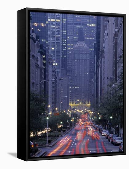 Park Avenue, New York City, NY, USA-Walter Bibikow-Framed Stretched Canvas