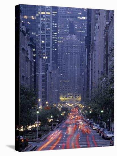 Park Avenue, New York City, NY, USA-Walter Bibikow-Stretched Canvas