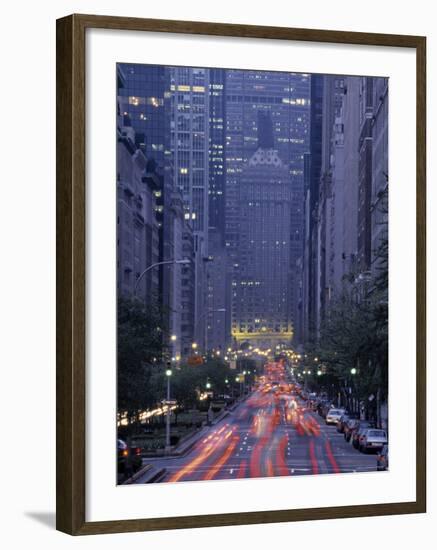 Park Avenue, New York City, NY, USA-Walter Bibikow-Framed Photographic Print