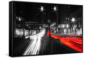 Park Avenue Timelapse NYC-null-Framed Stretched Canvas