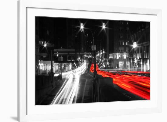 Park Avenue Timelapse NYC-null-Framed Photo