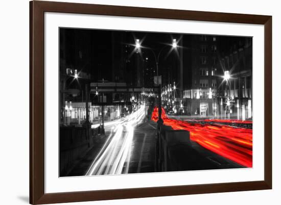 Park Avenue Timelapse NYC-null-Framed Photo