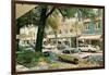 Park Avenue, Winter Park-null-Framed Art Print