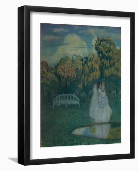 Park Bathed in Shadows, 1904-Viktor Elpidiforovich Borisov-musatov-Framed Giclee Print