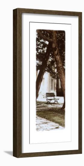 Park Bench-Joane Mcdermott-Framed Art Print