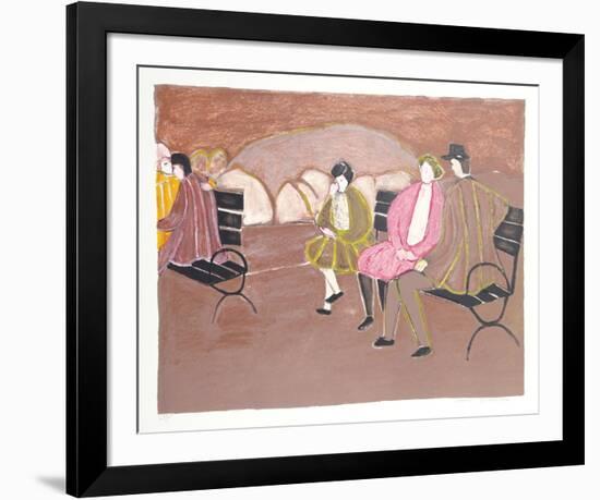 Park Bench-Harold Baumbach-Framed Limited Edition