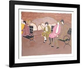 Park Bench-Harold Baumbach-Framed Limited Edition