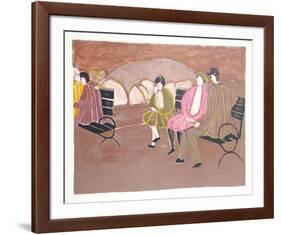 Park Bench-Harold Baumbach-Framed Limited Edition