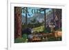 Park City, Utah - Wildlife Utopia-Lantern Press-Framed Art Print