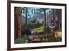 Park City, Utah - Wildlife Utopia-Lantern Press-Framed Art Print