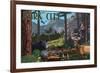 Park City, Utah - Wildlife Utopia-Lantern Press-Framed Premium Giclee Print