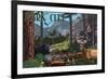 Park City, Utah - Wildlife Utopia-Lantern Press-Framed Premium Giclee Print