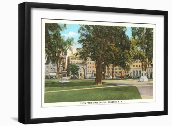 Park, Concord, New Hampshire-null-Framed Art Print