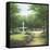 Park Fountain-Lene Alston Casey-Framed Stretched Canvas