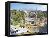 Park Guell, Barcelona, Catalonia, Spain, Europe-Marco Simoni-Framed Stretched Canvas