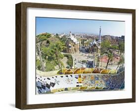 Park Guell, Barcelona, Catalonia, Spain, Europe-Marco Simoni-Framed Photographic Print