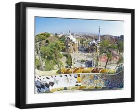 Park Guell, Barcelona, Catalonia, Spain, Europe-Marco Simoni-Framed Photographic Print