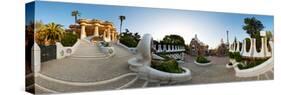 Park Guell, Barcelona, Catalonia, Spain-null-Stretched Canvas