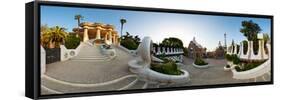 Park Guell, Barcelona, Catalonia, Spain-null-Framed Stretched Canvas