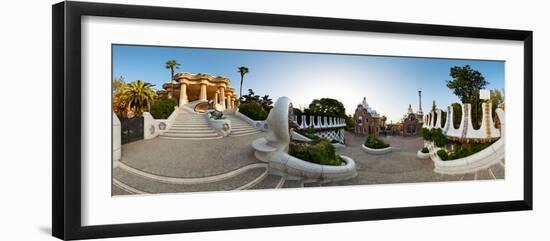 Park Guell, Barcelona, Catalonia, Spain-null-Framed Premium Photographic Print