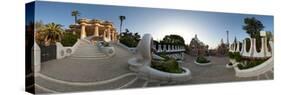 Park Guell, Barcelona, Catalonia, Spain-null-Stretched Canvas