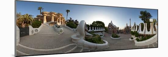 Park Guell, Barcelona, Catalonia, Spain-null-Mounted Photographic Print