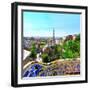 Park-Guell in Barcelona, Spain.-Vladitto-Framed Photographic Print