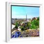 Park-Guell in Barcelona, Spain.-Vladitto-Framed Photographic Print