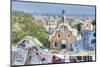 Park Guell Terrace, Barcelona, Spain-Rob Tilley-Mounted Photographic Print