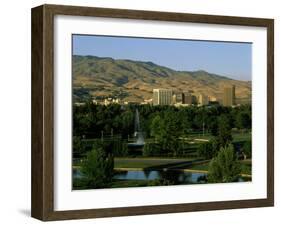 Park in a City, Ann Morrison Park, Boise, Ada County, Idaho, USA-null-Framed Photographic Print