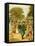 Park in Paris in late 19th century-Thomas Crane-Framed Stretched Canvas