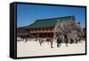 Park in the Heian Jingu Shrine, Kyoto, Japan, Asia-Michael Runkel-Framed Stretched Canvas