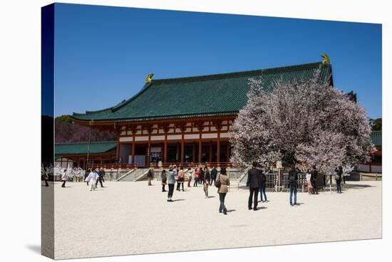 Park in the Heian Jingu Shrine, Kyoto, Japan, Asia-Michael Runkel-Stretched Canvas