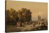 Park in the Vicinity of Paris-Charles Rochussen-Stretched Canvas